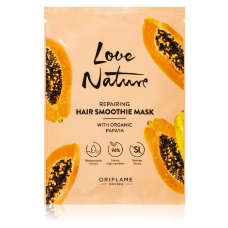 Oriflame Love Nature Organic Papaya regeneračná maska na vlasy