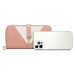 Miss Lulu moderná dámska peňaženka LP2216 - ružová