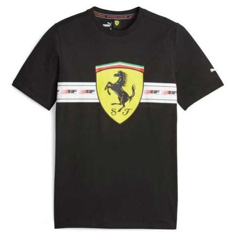 Puma FERRARI RACE Pánske tričko, čierna, veľkosť