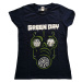 Green Day tričko Green Mask Modrá
