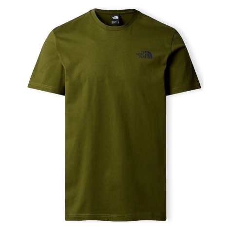 The North Face  Redbox Celebration T-Shirt - Forest Olive  Tričká a polokošele Zelená