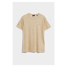 TRIČKO GANT LINEN REGULAR T-SHIRT CONCRETE BEIGE