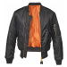 Brandit Prechodná bunda  oranžová / čierna