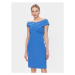 Lauren Ralph Lauren Koktejlové šaty 253855241005 Modrá Regular Fit