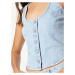 LEVI'S ® Blúzka 'Dani Corset Top'  modrá denim