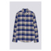 KOŠEĽA GANT D2. REG UT FLANNEL CHECK SHIRT PERSIAN BLUE