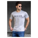 Madmext Men's Gray T-Shirt 4963