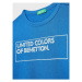 United Colors Of Benetton Mikina 3J68C109Z Modrá Regular Fit