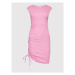 Noisy May Každodenné šaty Maya 27021474 Ružová Slim Fit