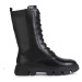 Členkové topánky Geox D VILDE H dámske, čierna farba, na plochom podpätku, D26UAH 085KB C9999