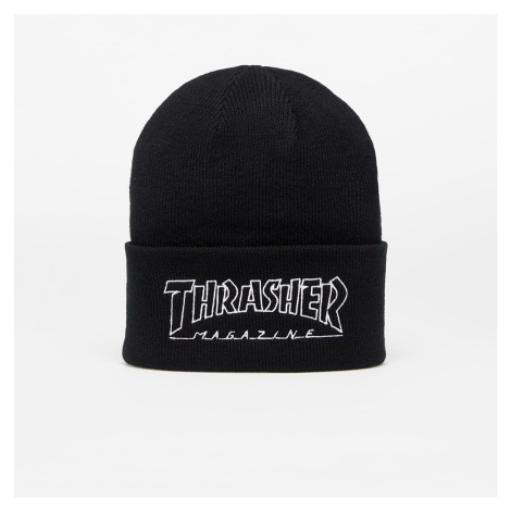 Čiapka Thrasher Outlined Logo Beanie Black