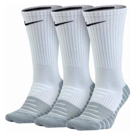 NIKE Športové ponožky  svetlosivá / čierna / biela