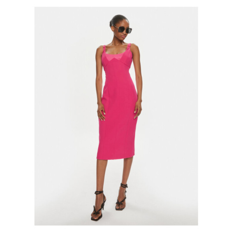 Versace Jeans Couture Každodenné šaty 76HAO919 Ružová Slim Fit