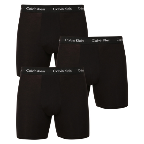 3PACK pánske boxerky Calvin Klein čierne (NB1770A-XWB)