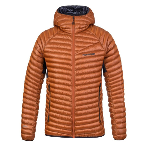 Men's down jacket Hannah MIO HOODY rust