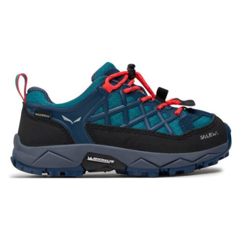 Salewa Trekingová obuv Jr Wildfire Wp 64009-8641 Modrá