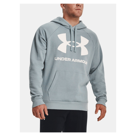 Bundy a mikiny pre mužov Under Armour - modrá