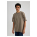 DEFACTO Oversize Fit Crew Neck T-Shirt