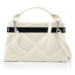 Kabelka Karl Lagerfeld K/Kross Debossed Md Top Handle Off White