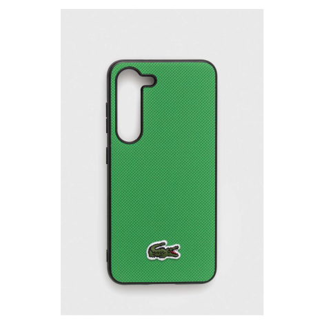 Puzdro na mobil Lacoste Galaxy S23 zelená farba