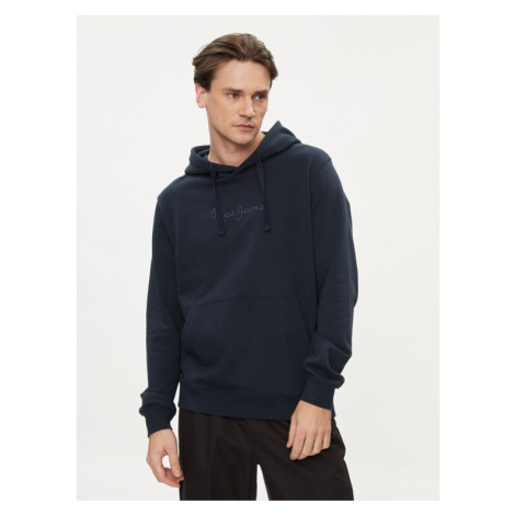 Pepe Jeans Mikina Joe Hoodie PM582573 Tmavomodrá Regular Fit