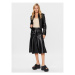 Calvin Klein Kožená sukňa K20K205820 Čierna Regular Fit