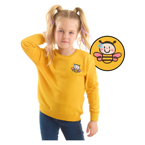 Denokids Ari Girl Yellow Sweatshirt