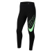 Nike NSW FAVORITES GX LEGGING G Dievčenské legíny, čierna, veľkosť