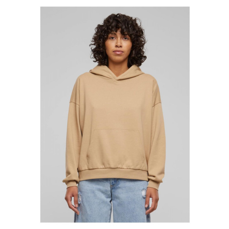 Women's Light Terry Oversized Hoodie - unionbeige