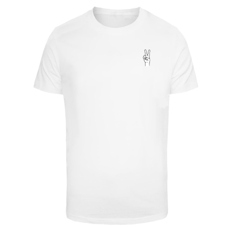 Men's T-shirt Peace Hand - white