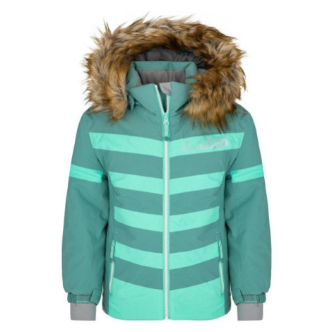 Girls ski jacket Kilpi MASSIMA-JG turquoise