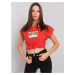 Women's red cotton T-shirt