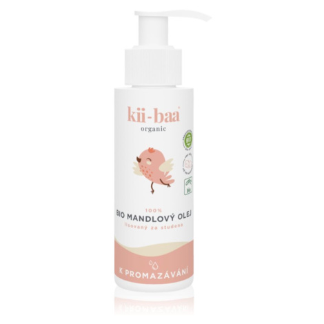 kii-baa® organic 100% Bio Oil Almond masážny olej pre deti od narodenia