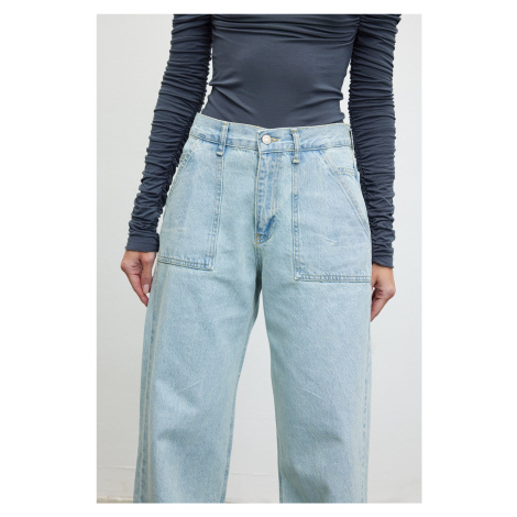 VATKALI Vreckové džínsy s vysokým pásom