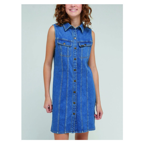 Lee Džínsové šaty L51QHKB12 112330461 Modrá Regular Fit