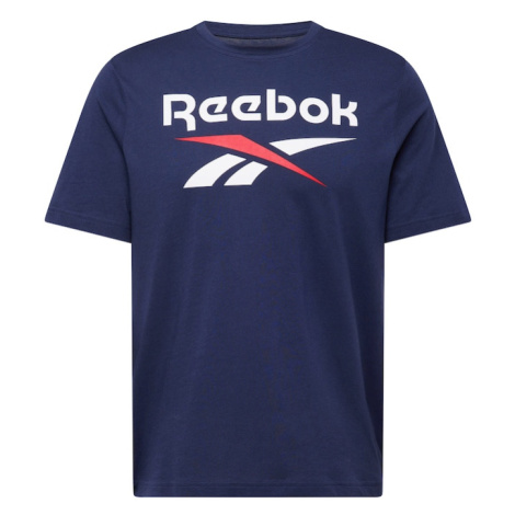 Reebok Funkčné tričko 'IDENTITY'  námornícka modrá / červená / biela