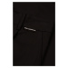 Nohavice Karl Lagerfeld Wide Leg Pants Black