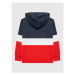 Champion Mikina Colour Block Script Logo 305923 Farebná Regular Fit