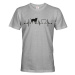 Pánské tričko Stafordšírsky bulteriér tep - darček pre psíčkarov