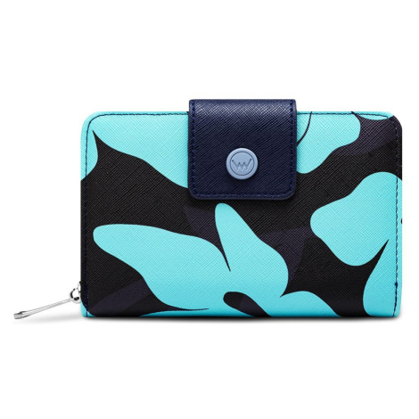 VUCH Tali Tammy Flowers Blue Wallet