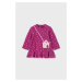 Šaty pre bábätká Mayoral fialová farba, mini, oversize