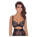 Dámska podprsenka Ambre push up black - ROZA