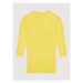 Billieblush Každodenné šaty U12675 Žltá Regular Fit