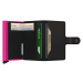 Secrid Miniwallet Matte Black & Fuchsia