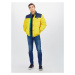 Tommy Jeans Zimná bunda  žltá / modrá