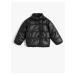 Koton Puffer Coat High Neck Zippered Pocket Detailed Buttoned