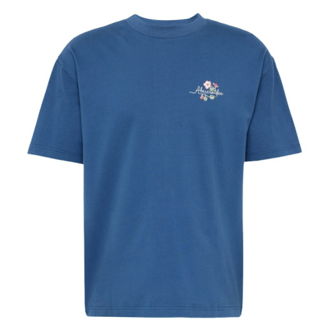 Abercrombie & Fitch Tričko  modrá / pastelovo modrá / svetložltá / ružová