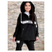 Black hoodie oversize print By o la la la