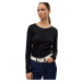 Vero Moda Dámske tričko VMLISA Regular Fit 10316915 Black S