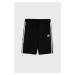 Detské krátke nohavice adidas Originals H32342 čierna farba, jednofarebné, nastaviteľný pás